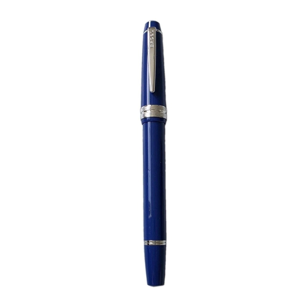Cross Bailey Light Fountain Pen in Polished Blue Resin - Fine Point